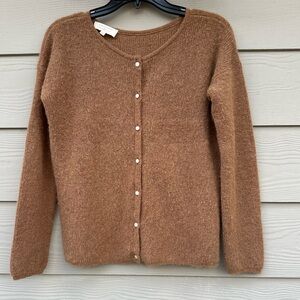 Sezane Brown Women's Cardigan Sweater